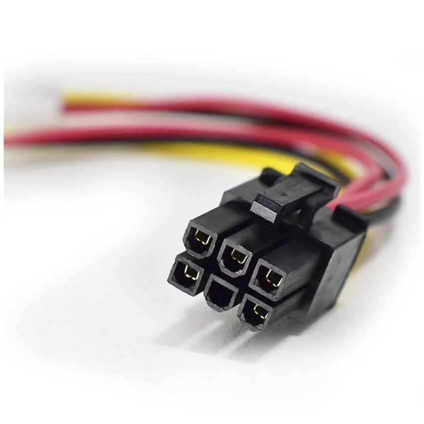 Adaptador 2 Molex a 1 Pci-E 6 Pines Para Vga Nisuta Ns-Ad624